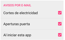 Sistema de aviso de accesos  y  cortes de suministro eléctrico sin coste