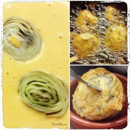 Tortitas de alcachofa