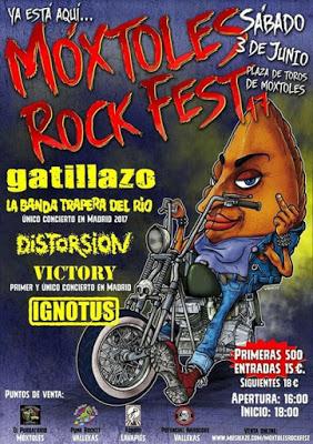 Móxtoles Rock Fest 2017: Gatillazo, La banda trapera del río, Victory, Distorsión, Ignotus...