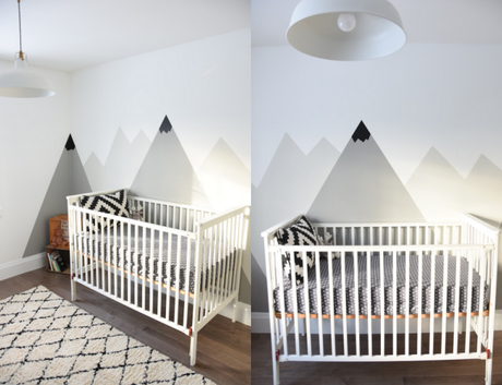 DIY para niños o bebes: PASO A PASO PARA HACER UN MURAL DE MONTAÑAS