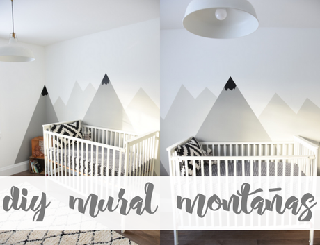 DIY para niños o bebes: PASO A PASO PARA HACER UN MURAL DE MONTAÑAS