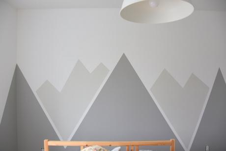 DIY para niños o bebes: PASO A PASO PARA HACER UN MURAL DE MONTAÑAS