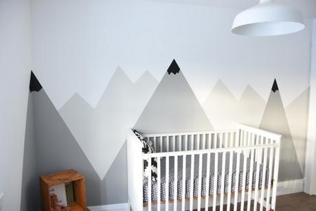 DIY para niños o bebes: PASO A PASO PARA HACER UN MURAL DE MONTAÑAS