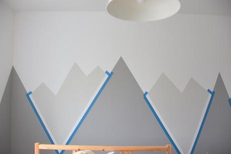 DIY para niños o bebes: PASO A PASO PARA HACER UN MURAL DE MONTAÑAS