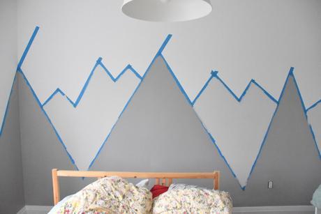 DIY para niños o bebes: PASO A PASO PARA HACER UN MURAL DE MONTAÑAS