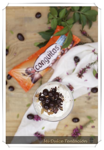 Crema de Queso y Yogur con Conguitos