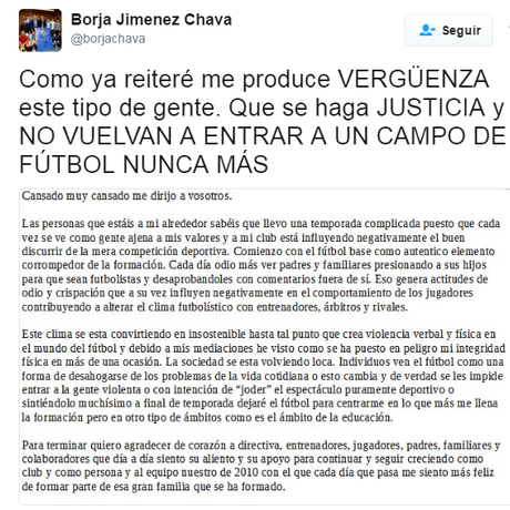 Un presunto papá da un puñetazo a una mamá en un partido de juveniles. Batalla campal e intervención policial
