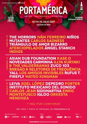 PortAmérica 2017: Leiva, The Horrors, Asian Dub Foundation, Aterciopelados, Zuco 103, Carlos Jean...