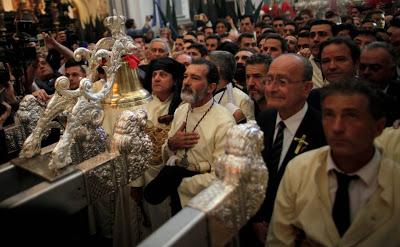 Antonio Banderas de procesión