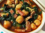 Espinacas garbanzos