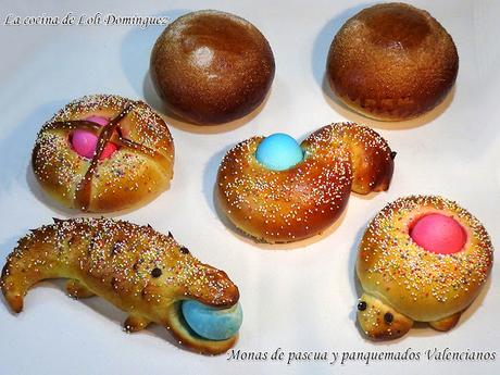 Monas de pascua y panquemados Valencianos