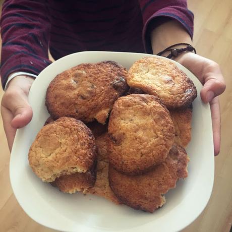 COCINAR CON NIÑOS: GALLETAS TIPO COOKIES