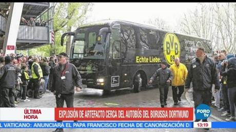 Suspendido el Dortmund vs Mónaco tras una explosión en el autobús del Borussia