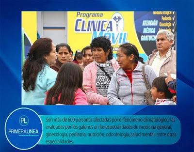 CLÍNICAS MÓVILES PRESENTE EN ZONAS AFECTADAS POR FENÓMENO CLIMATOLÓGICO…
