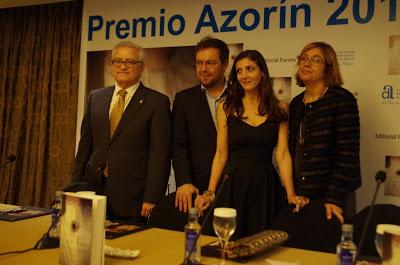 Presentación del premio Azorin 2017, llamadme Alejandra de Espido Freire