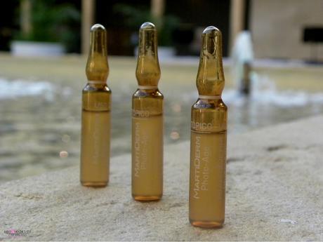 Ampollas de protegloicanos de Martiderm beauty ampollas vitamina cuidar la piel belleza iluminar la piel antiedad photo age cuidado facila