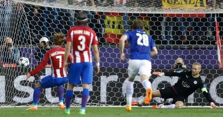 Atlético Madrid 1-0 Leicester City en Cuartos de final de la Champions League