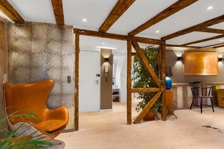 vigas a la vista piso duplex nórdico ladrillo visto estilo nórdico decoración rock musica decoración musical decoración interiores blog decoración 