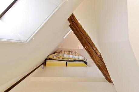 vigas a la vista piso duplex nórdico ladrillo visto estilo nórdico decoración rock musica decoración musical decoración interiores blog decoración 