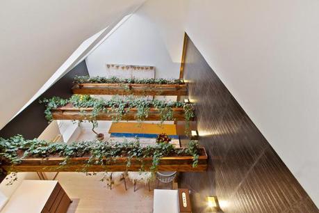 vigas a la vista piso duplex nórdico ladrillo visto estilo nórdico decoración rock musica decoración musical decoración interiores blog decoración 