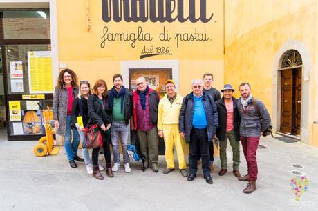 visita de la fábrica familiar artesanal de pasta en Lari, La Valdera