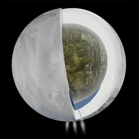 Tenemos trabajo. Encélado puede tener zonas de habitabilidad en su polo sur.