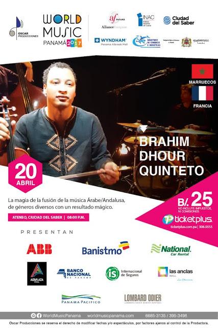 World Music Panamá 2017 presenta: Brahim Dhour Quintet