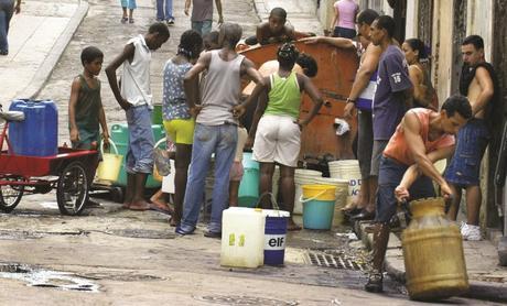 La Habana se queda sin AGUA POTABLE