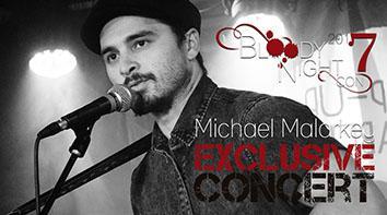 Concierto de Michael Malarkey en la BloodyNightCon