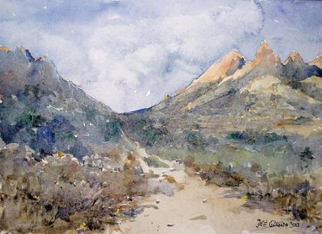 Acuarelas - Arboles y paisajes