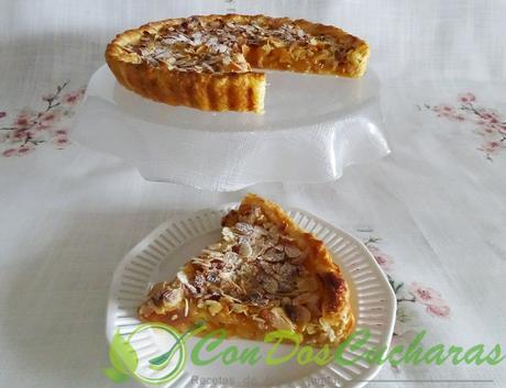 Tarta de manzana caramelizada