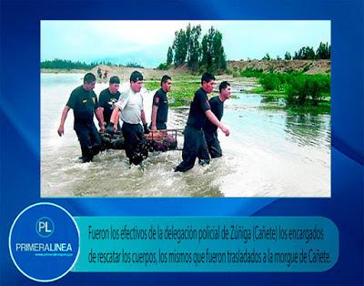 Sucedió en Semana Santa: HERMANOS PIERDEN LA VIDA AL CAER AL RÍO CAÑETE…