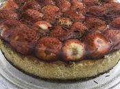 Tarta requesón fresas