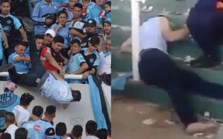 En muerte cerebral hincha de Belgrano arrojado desde la tribuna