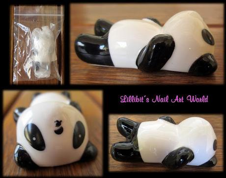 Osito panda para Nail Art