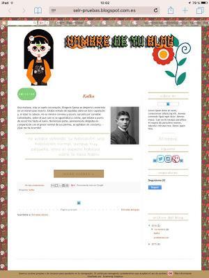 » [Descargable gratis] Plantilla para blogger (#esqueleto)