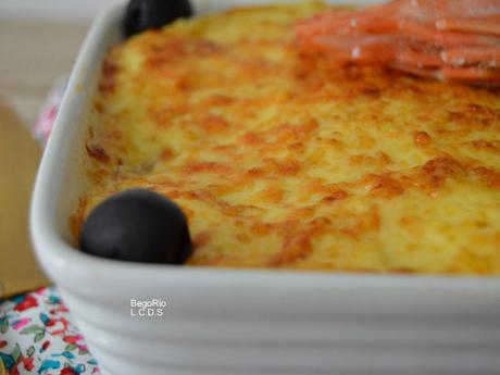 Pastel de bacalao con arroz