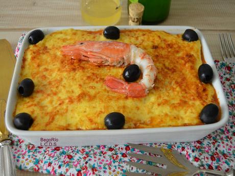 Pastel de bacalao con arroz