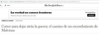 Correr para dejar atrás la guerra: el camino de un excombatiente de Malvinas