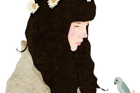 chica cabello oscuro