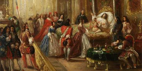 Muerte de Luis XIV de Francia