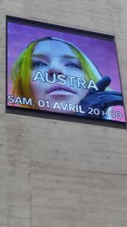 Concierto Austra. Toulouse (01-04-2017)
