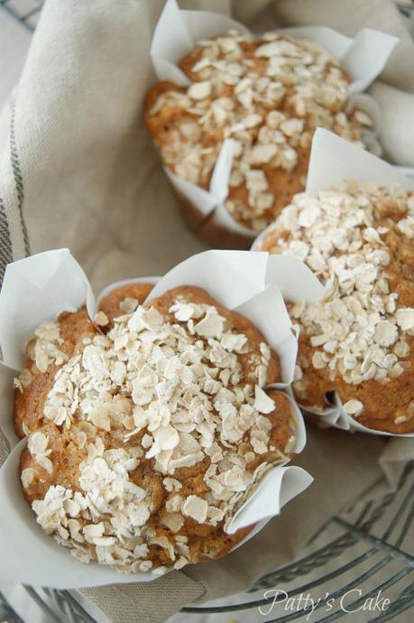 Muffins de miel, avena y manzana, los más sencillos que conozco