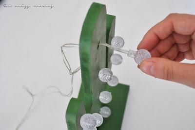 DIY Cactus luminoso de madera