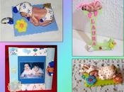 Detalles para bautizo baby shower. Bebes fimo