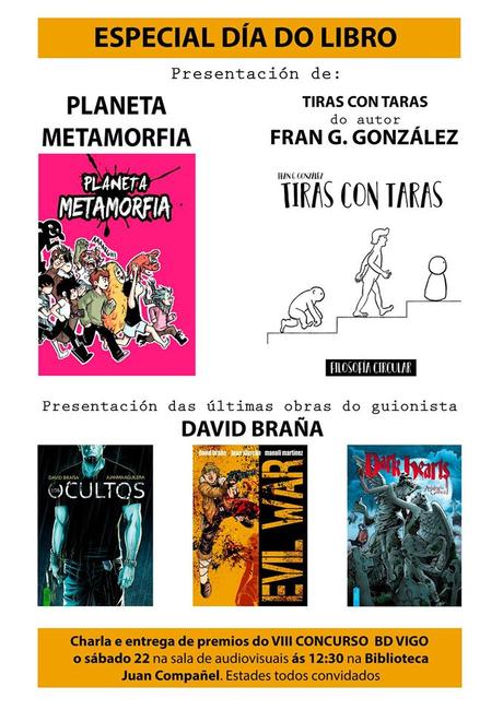 .: Día del libro 2017 #Vigo con David Braña :.