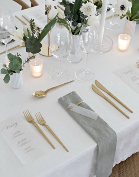 Inspiración para celebrar una boda, comunión o bautizo en casa