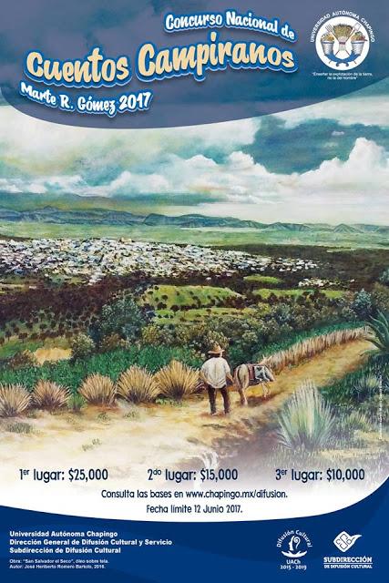 CONCURSO NACIONAL DE CUENTOS CAMPIRANOS “MARTE R. GÓMEZ” 2017