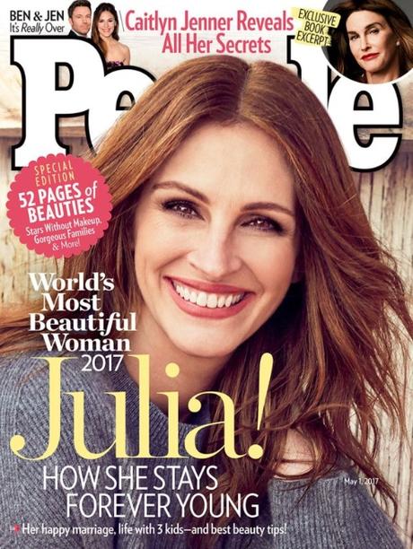 Julia Roberts es la mujer más bella del mundo según People, por quinta vez
