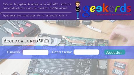 Portal Cautivo Geekerds